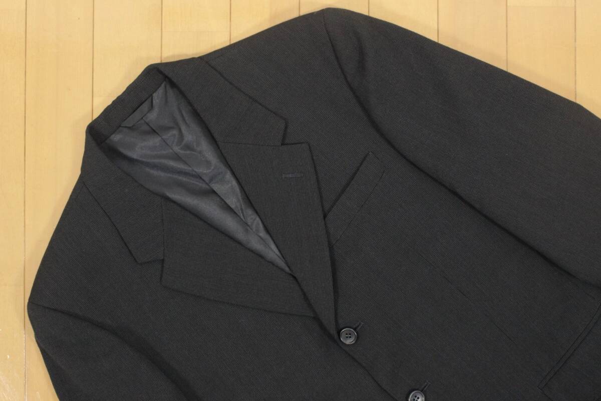 70【新品同様】ダーバン スーツ AS メンズ A4 M ★未使用に近い★ ブラック 黒 日本制 面接 ビジネス tqe STUDIO by D’URBAN 秋冬 極美品