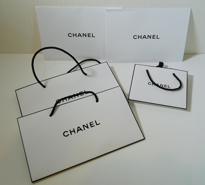 CHANEL シャネル ショップ袋 ショッパー 紙袋 ショッピング CHANEL シャネル ショップ袋 ショッパー 紙袋 ショッピング