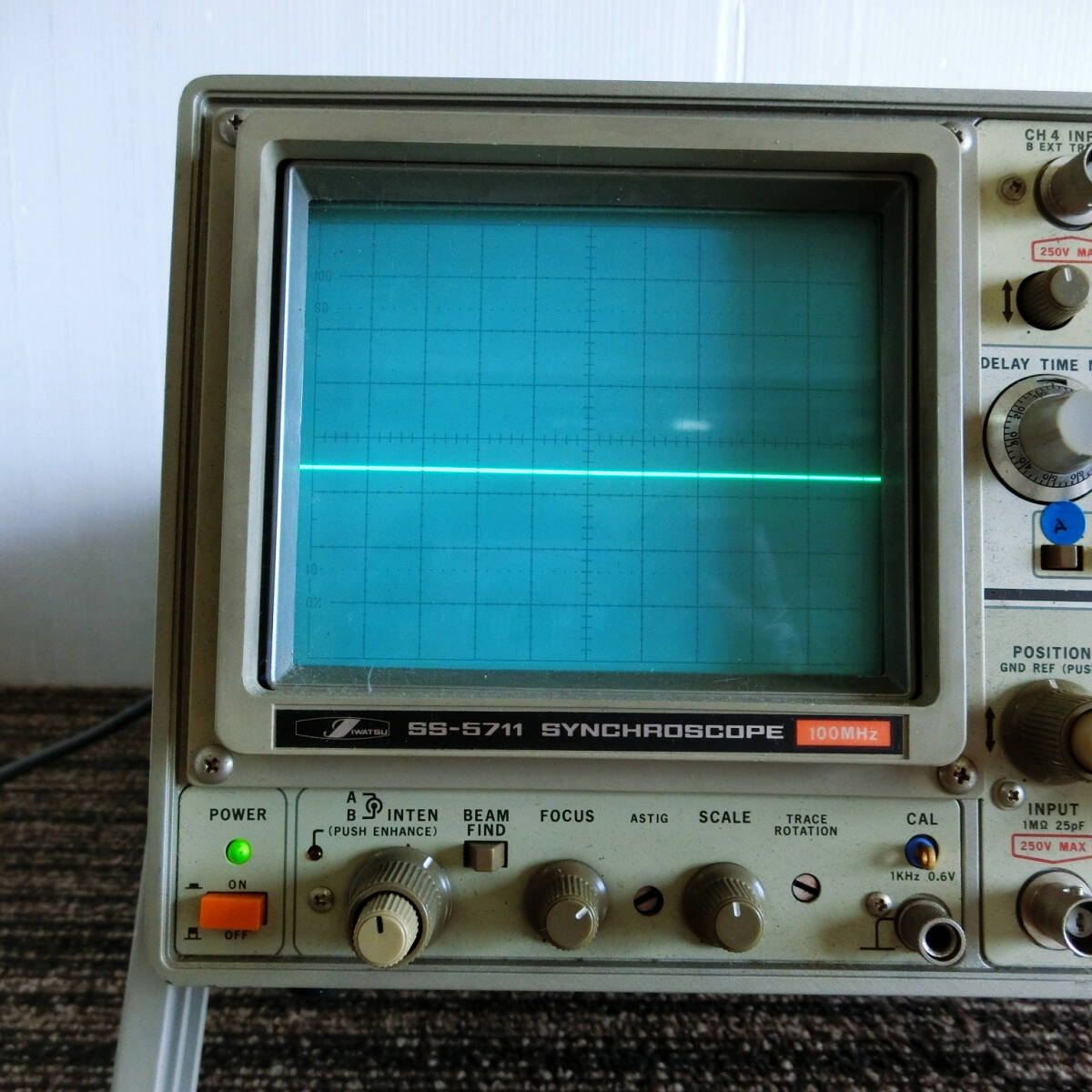 ○IWATSU SYNCHROSCOPE 岩通 シンクロスコープ SS-5711 ○IWATSU SYNCHROSCOPE 岩通 シンクロスコープ SS-5711