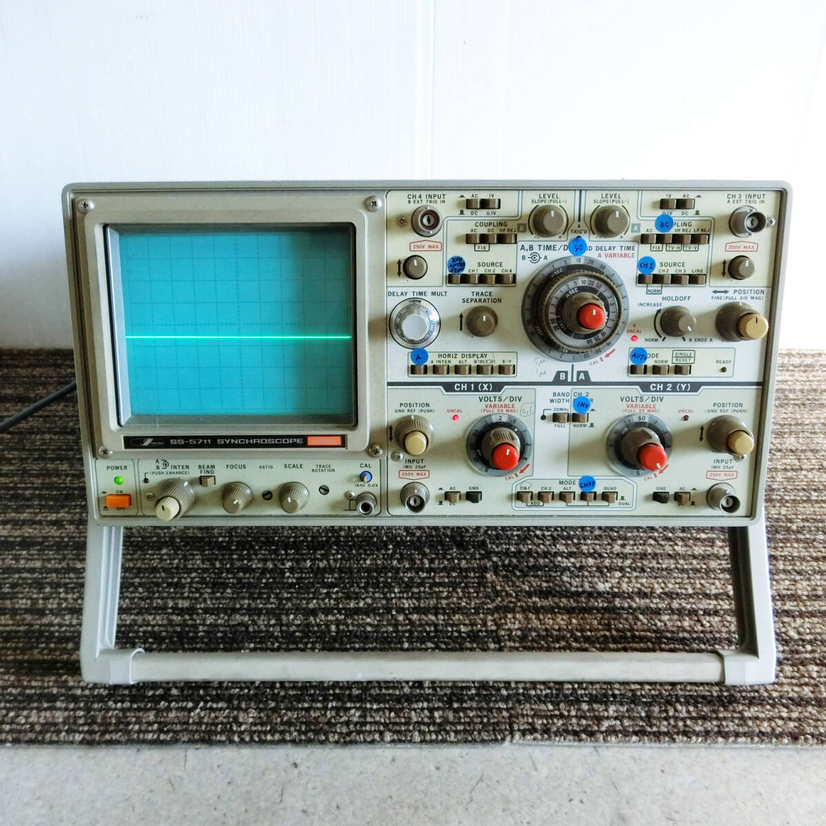 ○IWATSU SYNCHROSCOPE 岩通 シンクロスコープ SS-5711 ○IWATSU SYNCHROSCOPE 岩通 シンクロスコープ SS-5711