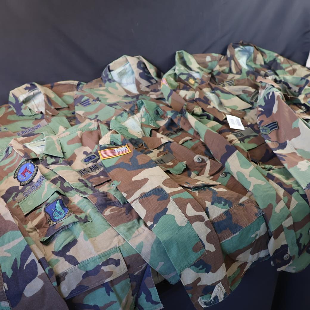 米軍放出品 アメリカ軍 BDU フィールドジャケット ウッドランド 迷彩服 8着 おまとめ #S-13347