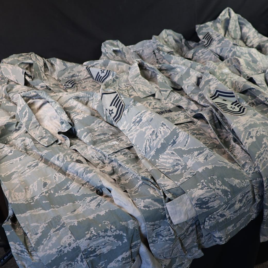 米軍放出品 アメリカ軍 BDU フィールドジャケット 空軍 ABU USAF 迷彩服 8着 おまとめ #S-13389