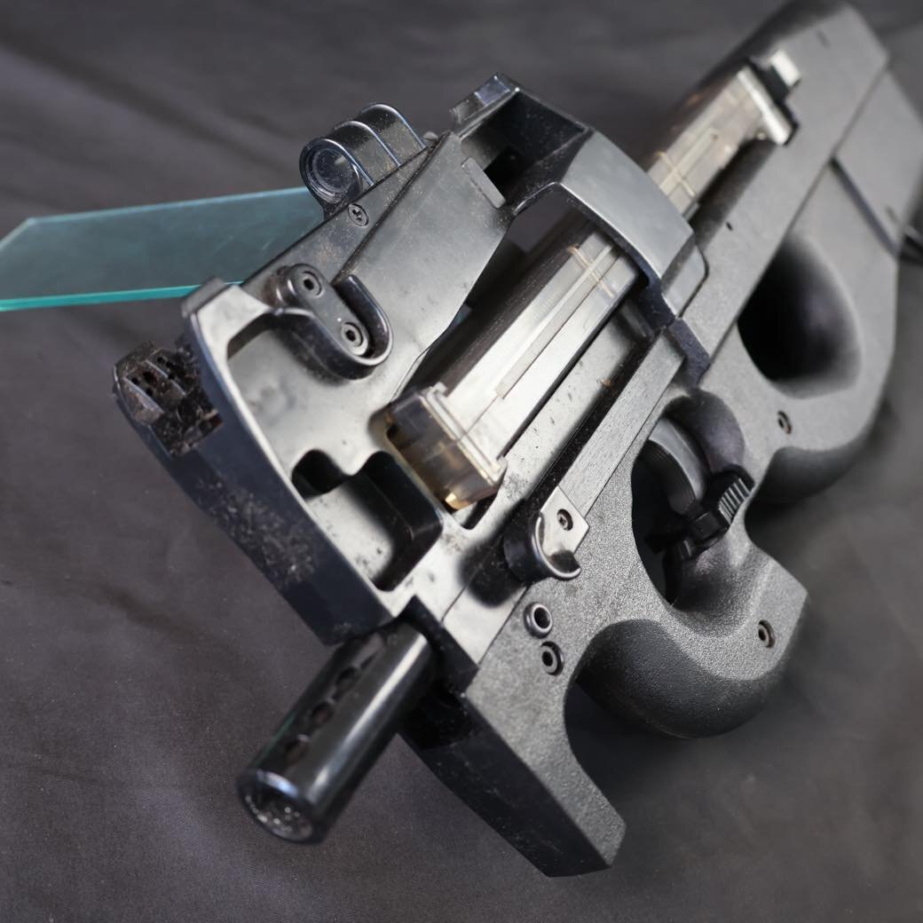 その他 7 トイテック P90 P-90 サブマシンガン 外部ソース式ガスガン #12953