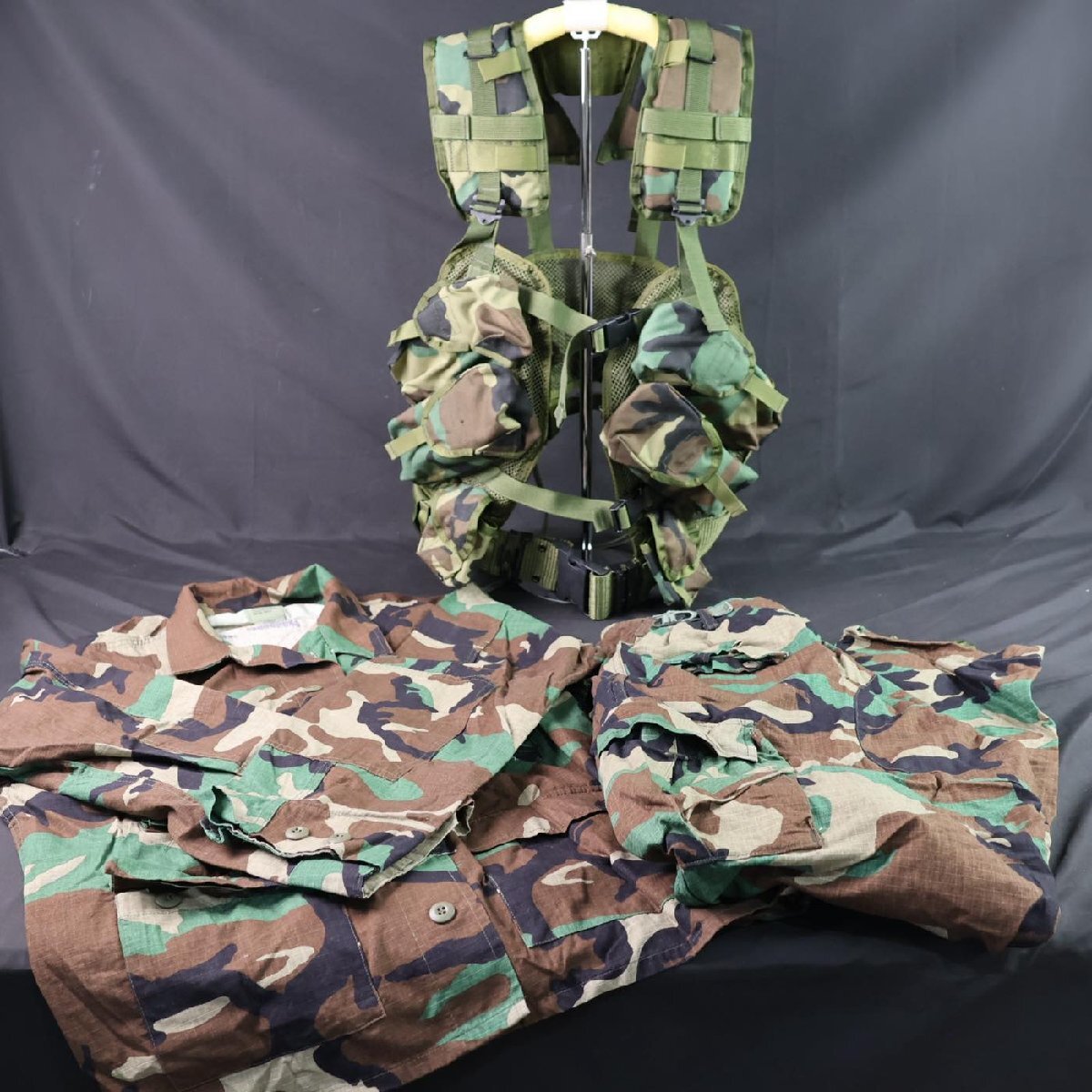 米軍装備まとめ ウッドランド FLCベスト＆戦闘服上下 #S-13672