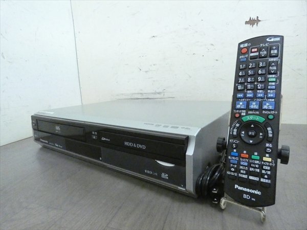 パナソニック/DIGA☆HDD/DVDレコーダー/VHS☆DMR-XP21V☆リモコン付 管CX26039
