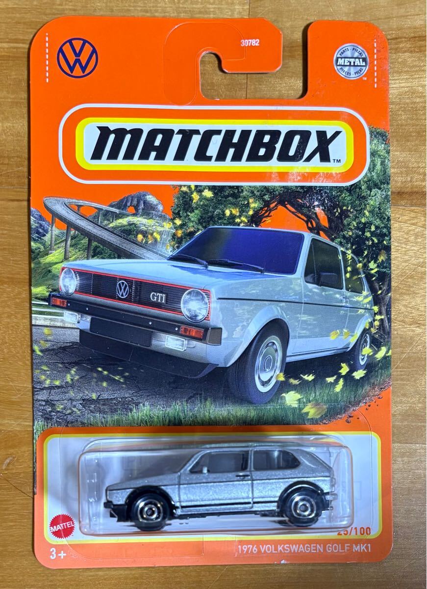 MATCHBOX マッチボックス 1976 VOLKSWAGEN フォルクスワーゲン GOLF MK1 初代ゴルフ ゴルフⅠ ミニカー 25/100 トミカ サイズ