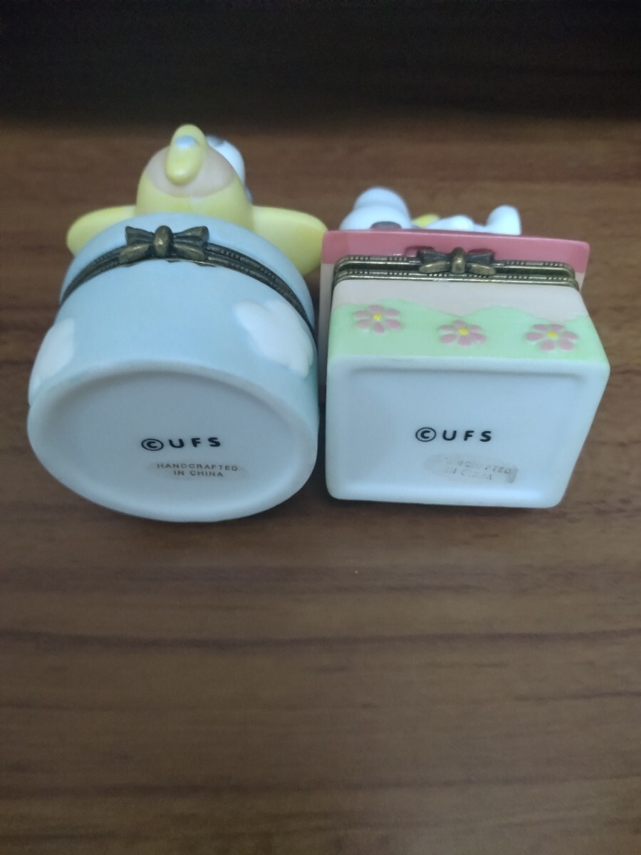 snoopy peanuts 指輪 ケース 小物入れ  陶器 snoopy peanuts 指輪 ケース 小物入れ 陶器