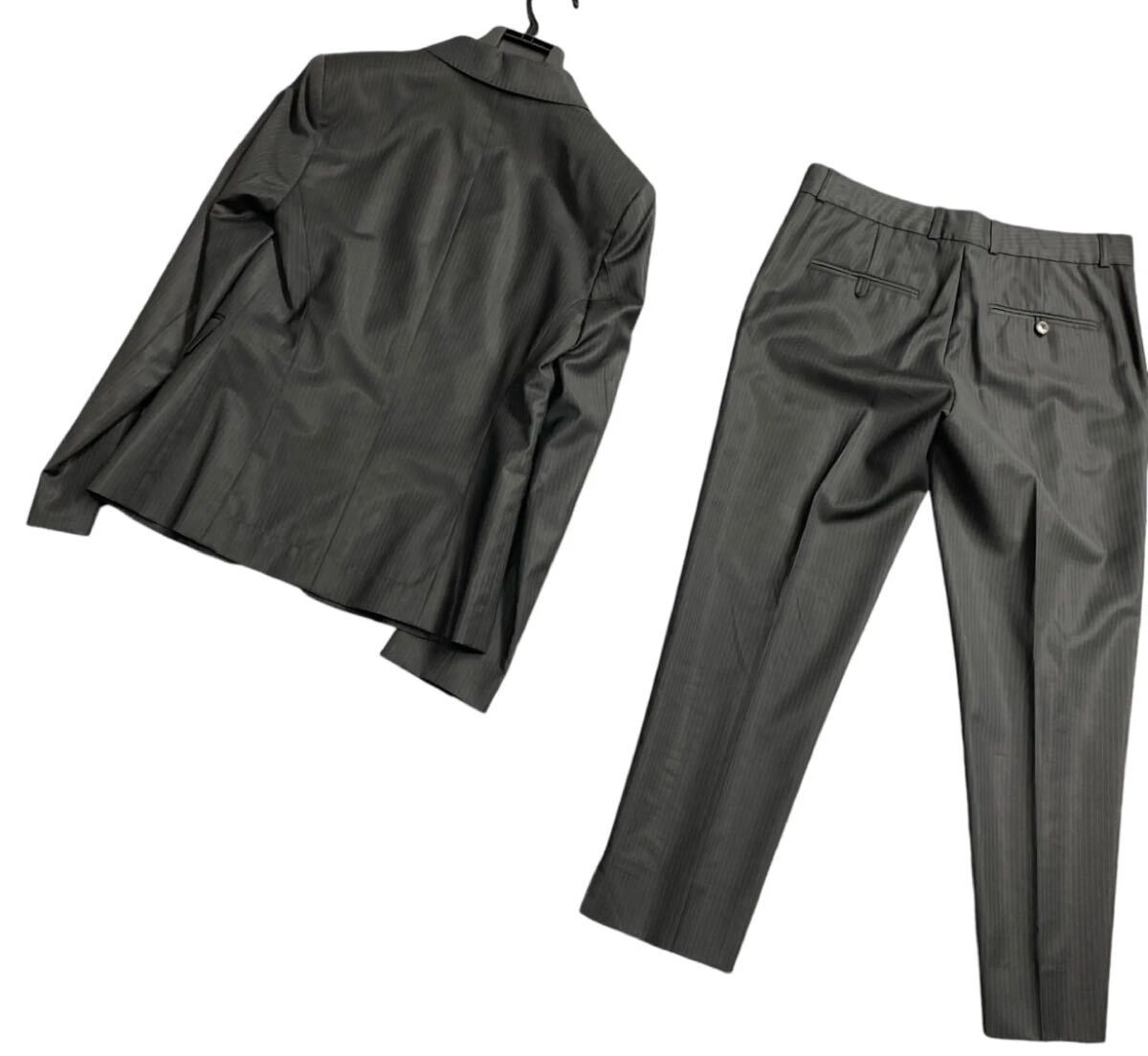 極美品 JOSEPH ジョゼフ パンツスーツ セットアップ 1B グレー 36 JOSEPH - Joseph ジョセフ パンツスーツ 36 グレーストライプの