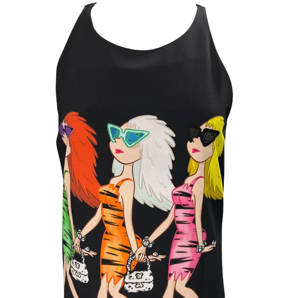 モスキーノ MOSCHINO オシャレ サイケな女の子のイラスト モスキーノ MOSCHINO オシャレ サイケな女の子のイラスト