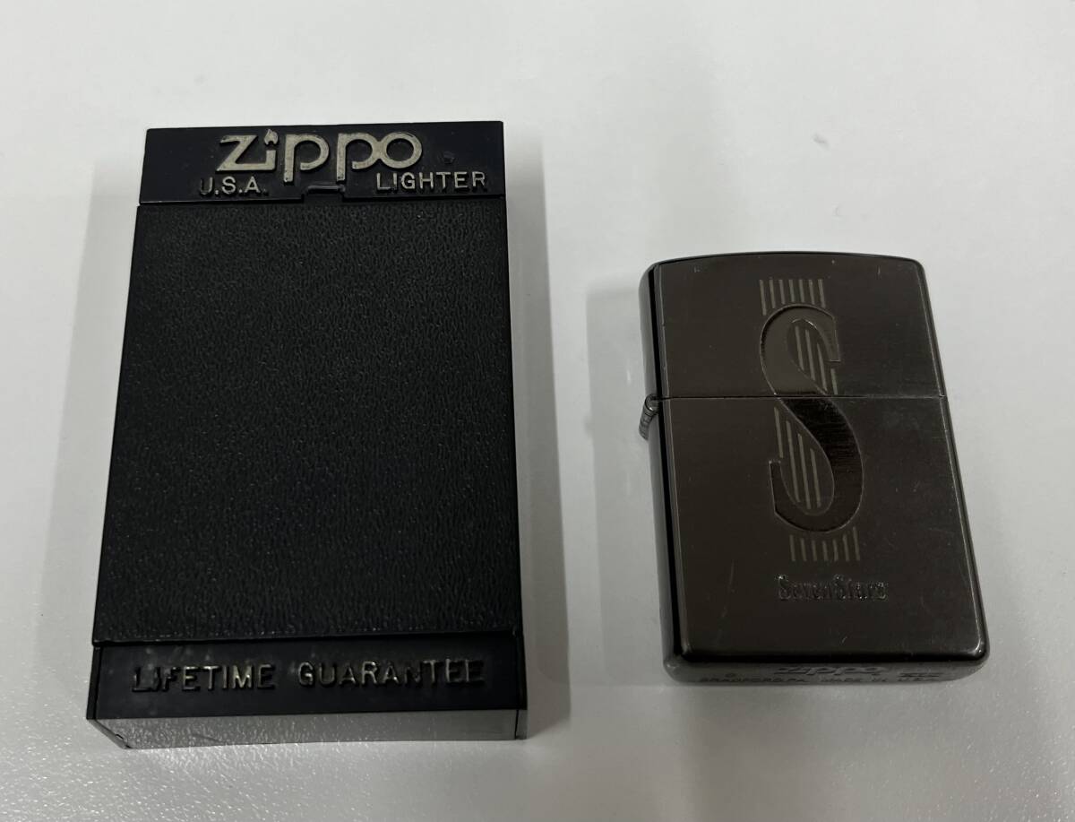 ZIPPO ジッポ SEVEN STARS セブンスター 98年 モデル 非売品 喫煙具 保管品 注目99円スタート
