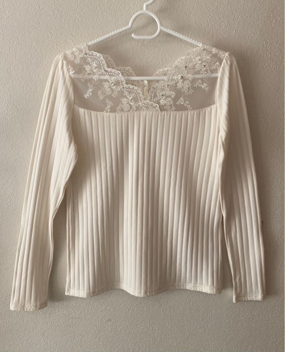美品axes femme レーストップス