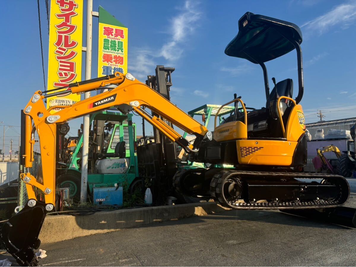 磐田市発/ヤンマーYANMAR ミニユンボ 油圧ショベル 2トンクラス VIO20 