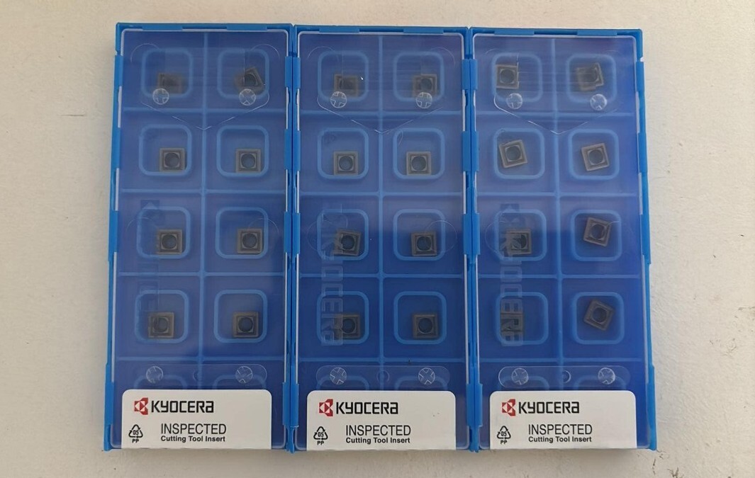 KYOCERA 京セラ フライス加工用チップ SPMT060204E-Z PR1225・30個入り3箱セット・ 座ぐりエンドミルMEF SPMT インサート・新品未使用