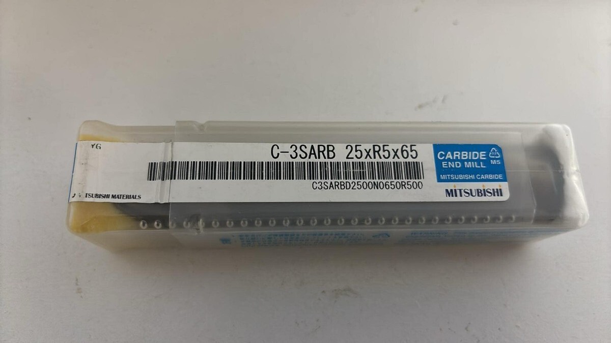 三菱マテリアル 超硬 エンドミル φ25 R5 C-3SARB 25・3枚刃 ・アルミ用 OSG Nachi Moldino 日立 日立・使用浅い品