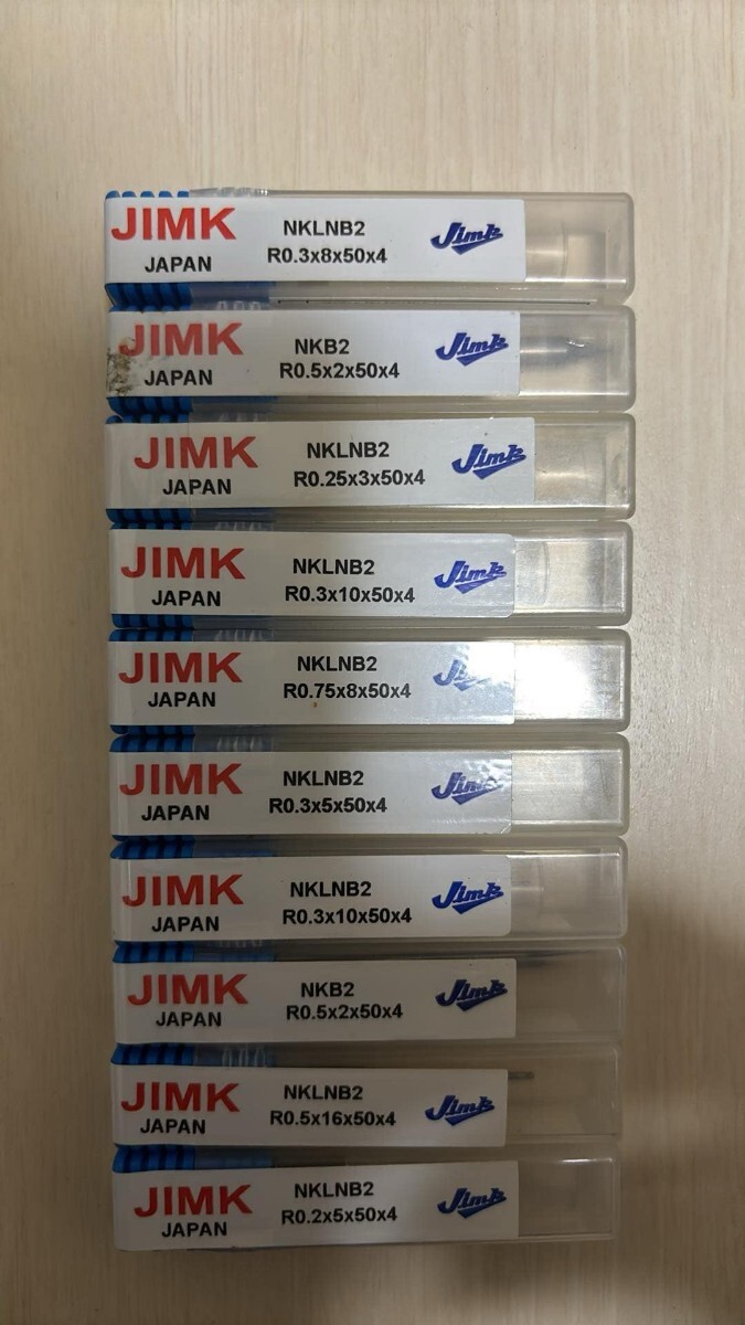 JIMK 超硬エンドミル ボール ロングネック 各種 10本セット #2・Moldino 日進工具 OSG Nachi 三菱日立・新品未使用