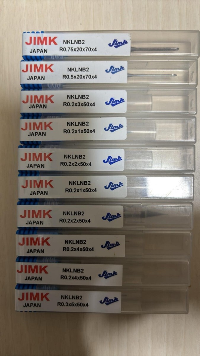 JIMK 超硬エボールンドミル ロングネック 各種 10本セット・Moldino 日進工具 OSG Nachi 三菱日立・新品未使用