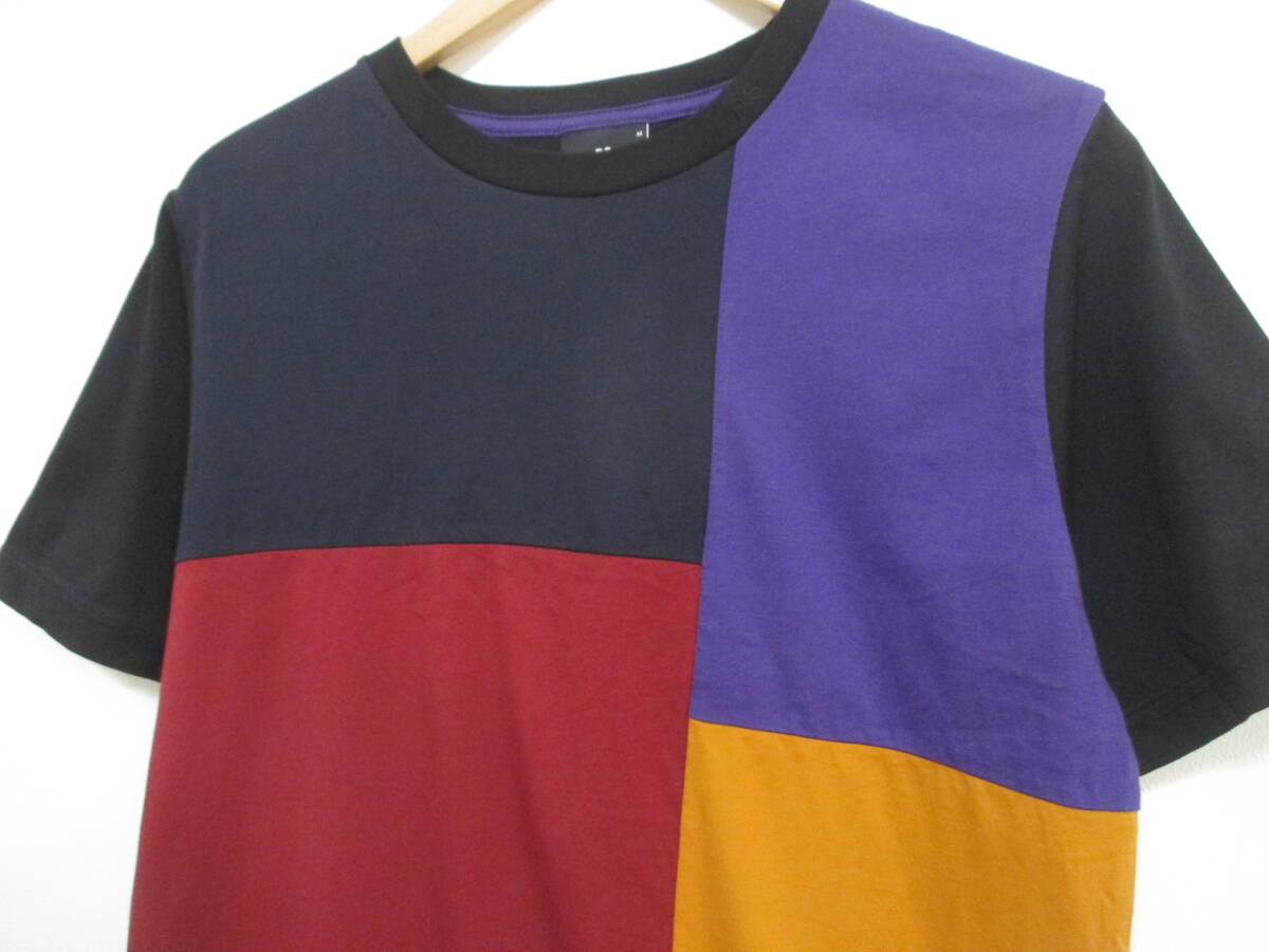 【ポールスミス】切替デザイン！◆PS Tシャツ モンドリアン◆M
