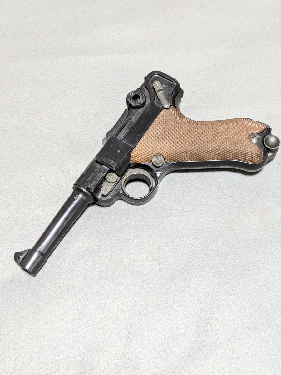 MGC ルガー P08 ABS モデルガン MGC] ルガーP08 4インチ シルバーABS ブローバックモデルガン