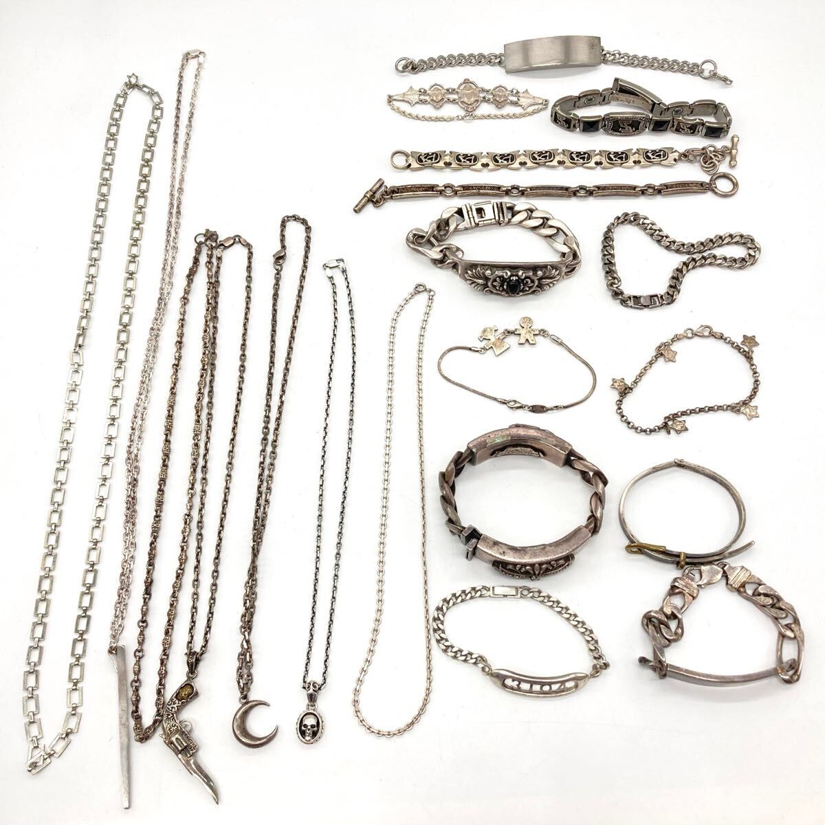 大量 925 SILVER シルバー ネックレス 指輪 天然石925がネット 大量 925 SILVER シルバー ネックレス 指輪 天然石925がネット