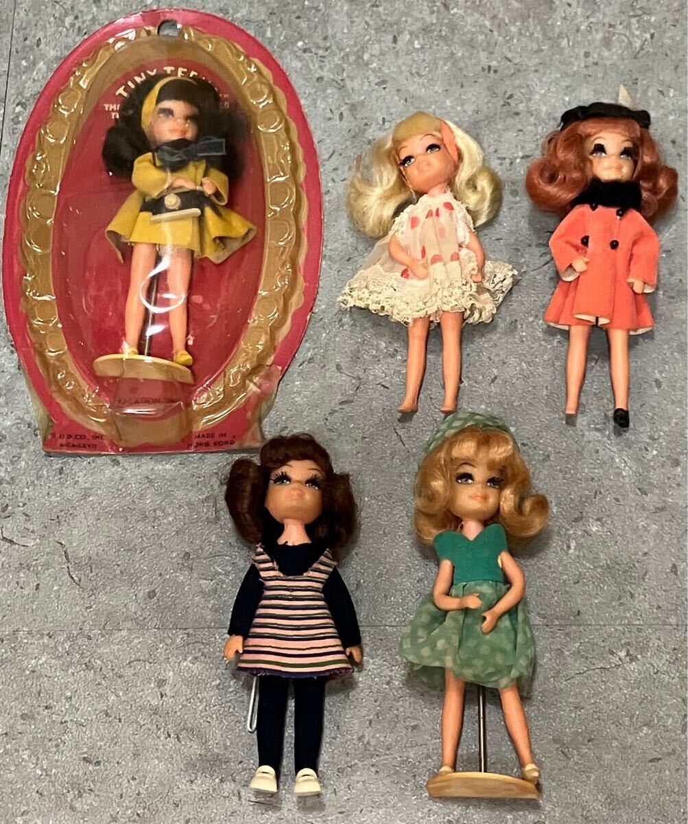 人形 まとめて】中古 当時物 着せかえ人形 ドール バービー Tiny 人形 まとめて】中古 当時物 着せかえ人形 ドール バービー Tiny