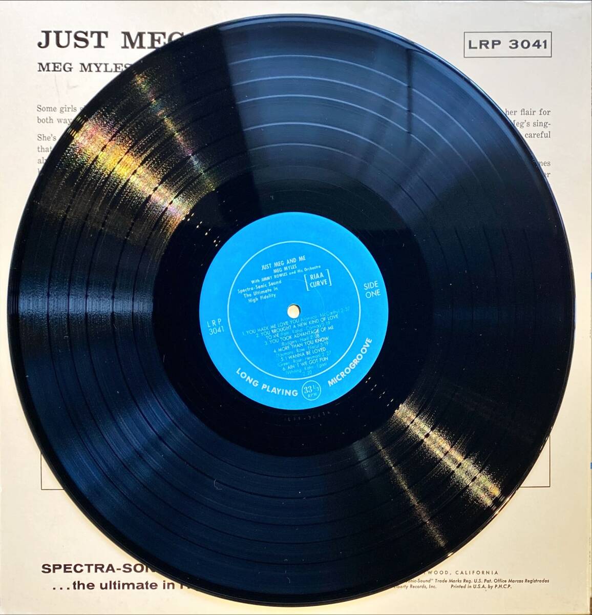 Meg Myles Just Meg And Me US盤_画像2