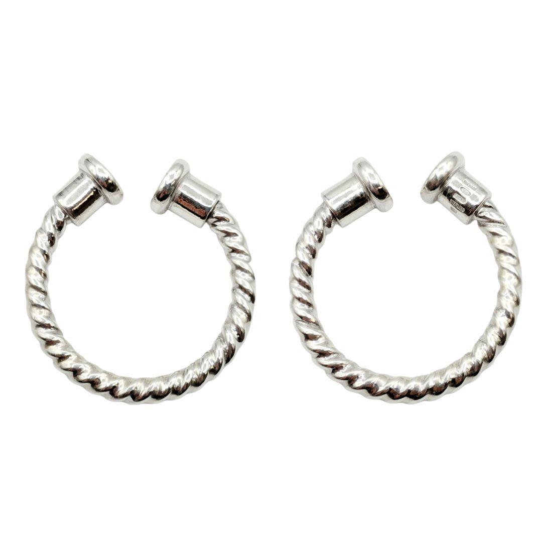BVLGARI ブルガリ シルバー 925 ツイスト キーリング BVLGARI ブルガリ シルバー 925 ツイスト キーリング