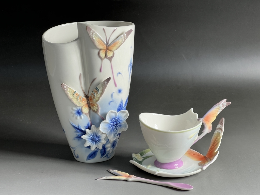 61106 フランツコレクション カップ&ソーサー 蝶々 BUTTERFLAY 61106 フランツコレクション カップ&ソーサー 蝶々 BUTTERFLAY