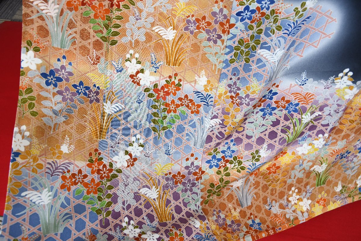 黒留袖 結婚式 籠目 花 身丈155cm 裄丈65cm ★着物 e-1139 桜庭呉服店_画像4