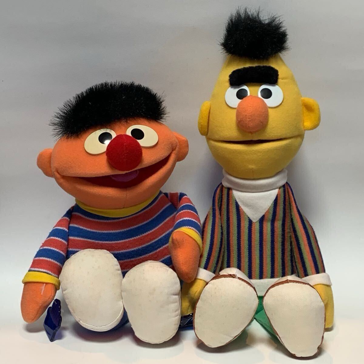 ☆ アーニー バート ぬいぐるみ セット 約30cm Yahoo!オークション - 【Vintage】セサミストリート アーニー