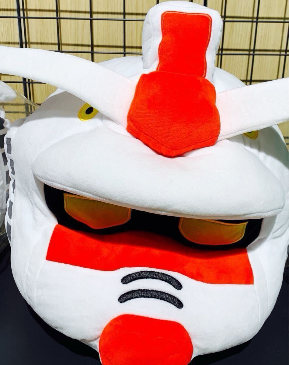 ●●●NEW●ガンプラくんのおおきなあたま　クッション・ぬいぐるみ●ガンダムベース限定●バンダイ●新品未開封●純正●●●