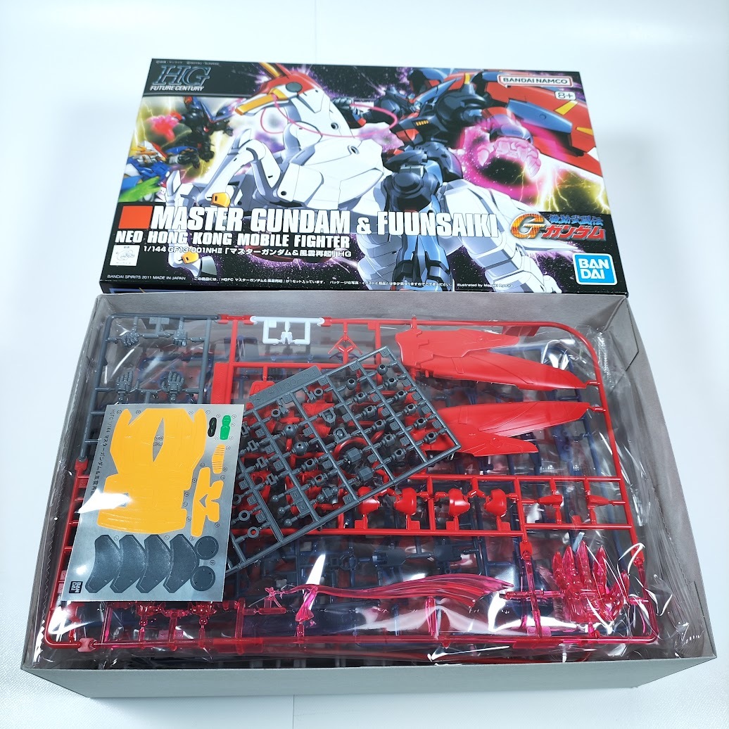 未組立 HG 1/144 HGFC マスターガンダム＆風雲再起 GF13-001NHII