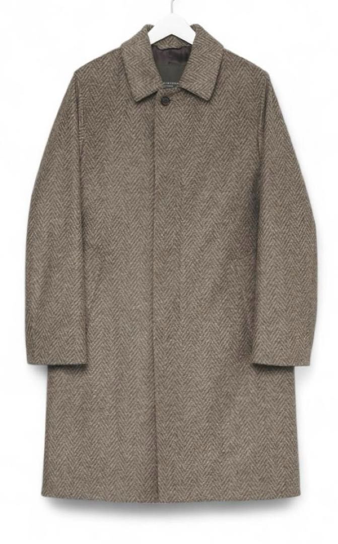 MACKINTOSH DUNKELD ヘリンボーン ステンカラーコート S相当 MACKINTOSH DUNKELD ヘリンボーン ステンカラーコート S相当