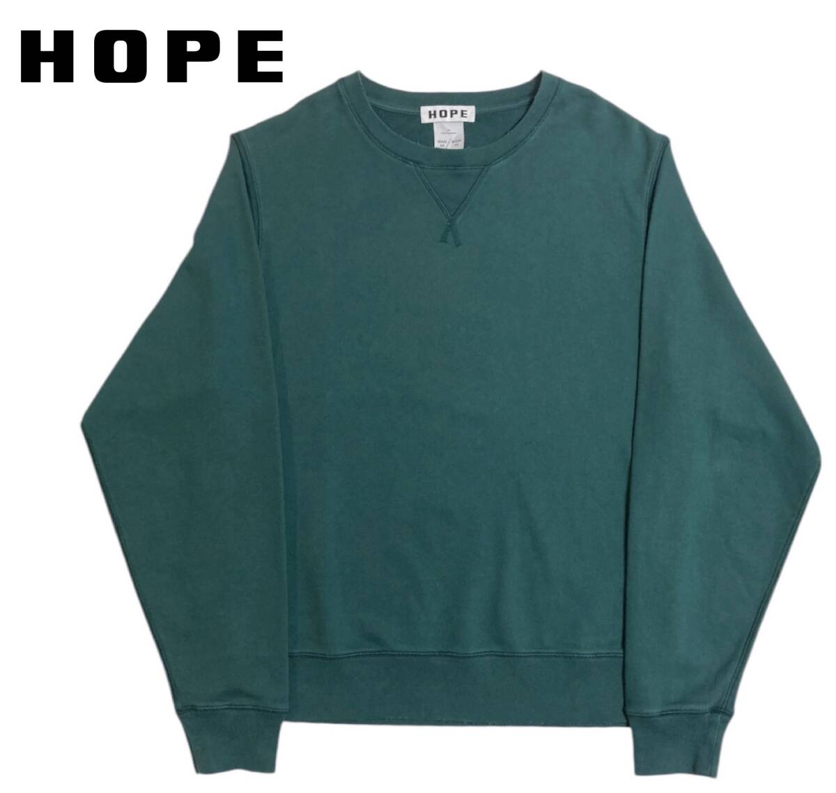 HOPE Stockholm ダメージ加工 スウェット 48 ポルトガル製 ホープ ストックホルム