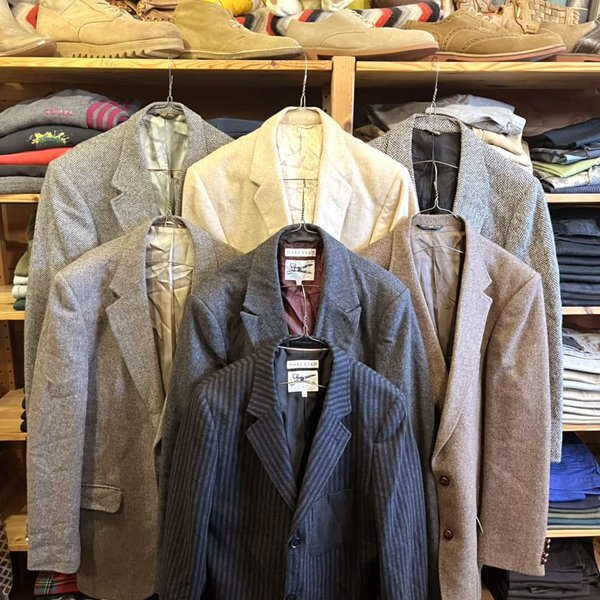 1点物◆USA製ビンテージ70sテーラードウールジャケット古着メンズLレディースOKアメカジ90sストリート/スーツブレザーUSブランド中古373705_画像5