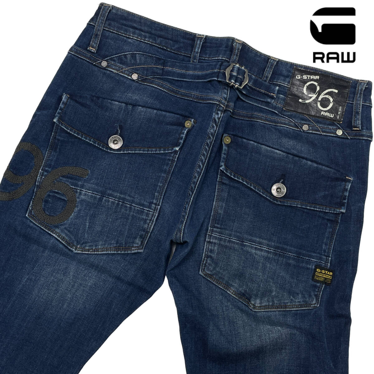 G-STAR RAW ジースターロウ 5620 96刺繍 W27 (約80cm 女性LL相当