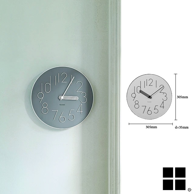 CL-4468 Boork ボールク 時計 掛時計 掛け時計 壁掛 ポリレジン アナログ_画像9