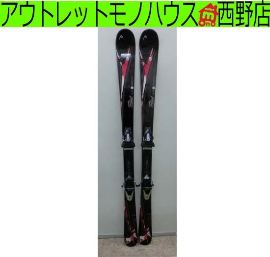 HEAD スキー 149㎝ BEAUTY PERFORMANCE Mya No.2 調整 ビンディング付き 黒×ピンク ヘッド 札幌 西野店