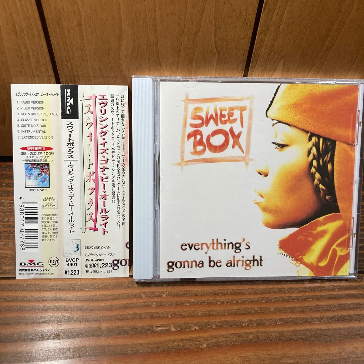 【国内盤 シングル 帯付】 Sweetbox everything‘s gonna be all right