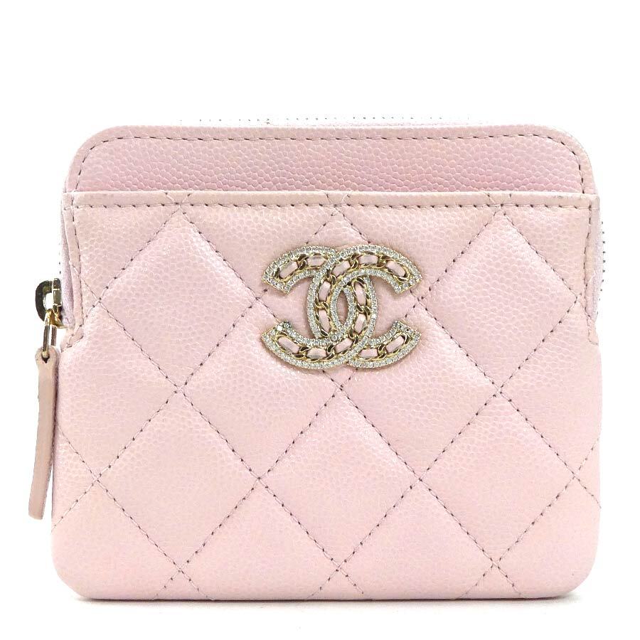シャネル CHANEL コインケース シャネル19ジップ キャビアスキン シャネル CHANEL コインケース シャネル19ジップ キャビアスキン