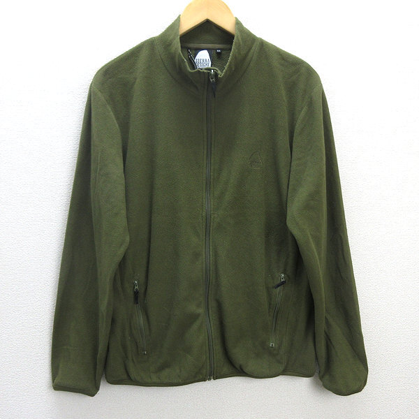 D■シエラデザイン/SIERRA DESIGNS フリースジャケット JKT【LL】カーキ/MENS■33【中古】