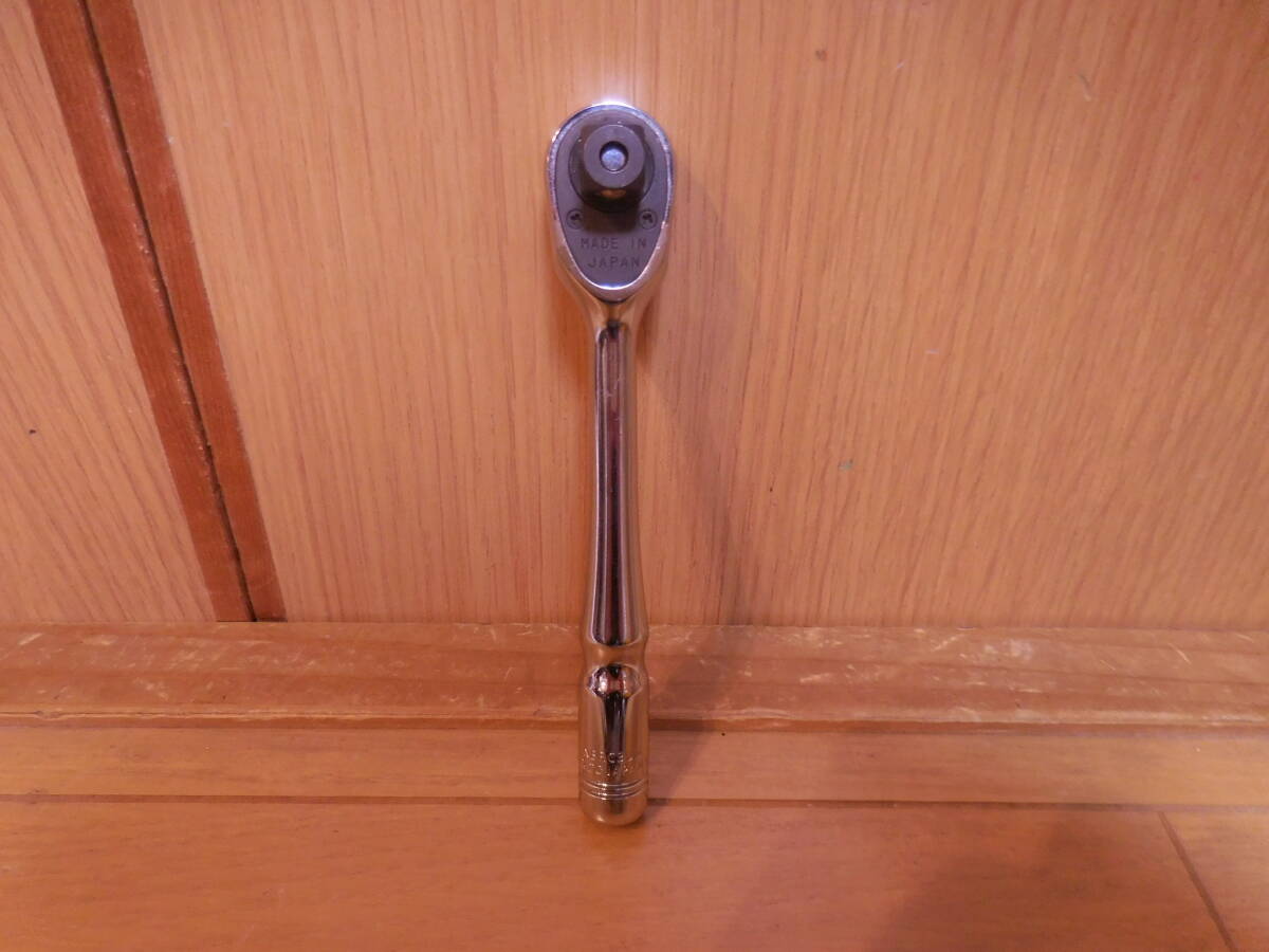 NEPROS 9.5sq コンパクトラチェットハンドル NBRC3UN 中古品_画像2