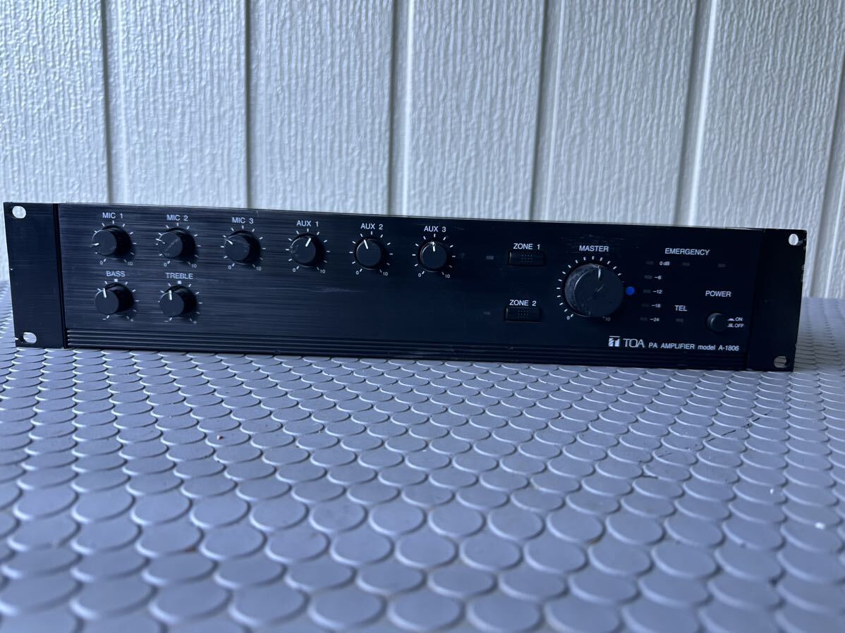 Yahoo!オークション - TOA パワーアンプ A-1806 PAアンプ 60W Yahoo!オークション - TOA パワーアンプ A-1806 PAアンプ 60W