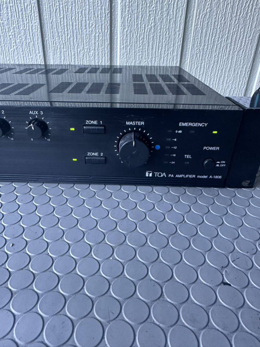 Yahoo!オークション - TOA パワーアンプ A-1806 PAアンプ 60W Yahoo!オークション - TOA パワーアンプ A-1806 PAアンプ 60W