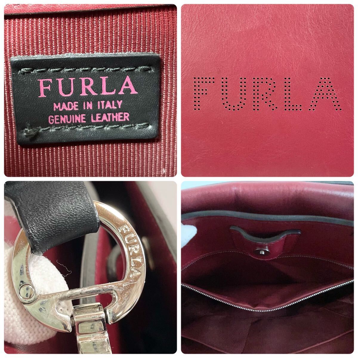 正規品 FURLA フルラ トートバッグ 2way ショルダー付き 正規品 FURLA フルラ トートバッグ 2way ショルダー付き
