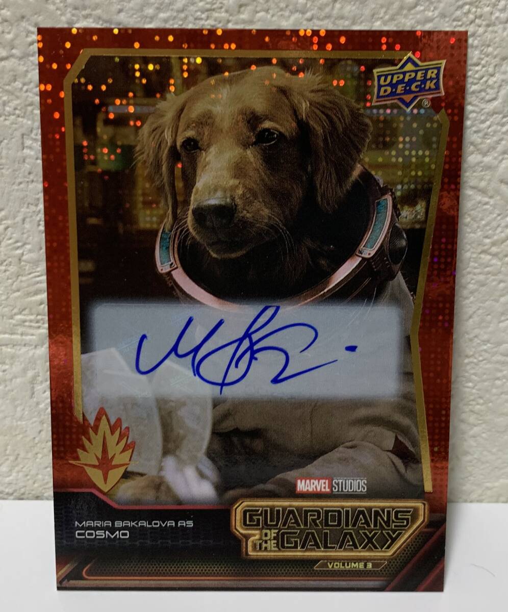 ◆ 2024 Upper Deck Marvel GUARDIANS OF THE GALAXY COSMO / Maria Bakalova 直筆サイン カード ◆ auto ガーディアンズオブギャラクシー