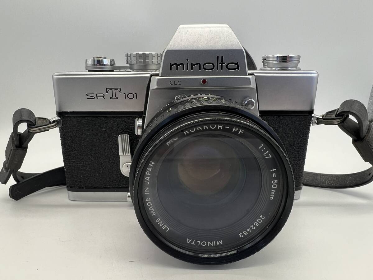 MINOLTA Minolta SRT101 плёнка однообъективный зеркальный камера shutter, подъёмный OK[7018]