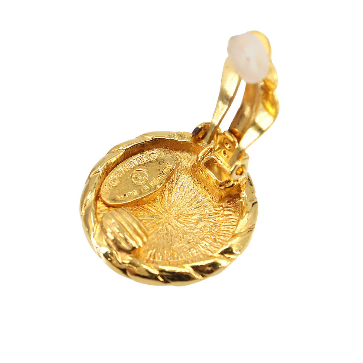 シャネル CHANEL ラウンド型 ココマーク イヤリング ゴールド ヴィンテージ アクセサリー Vintage Earrings 90255672