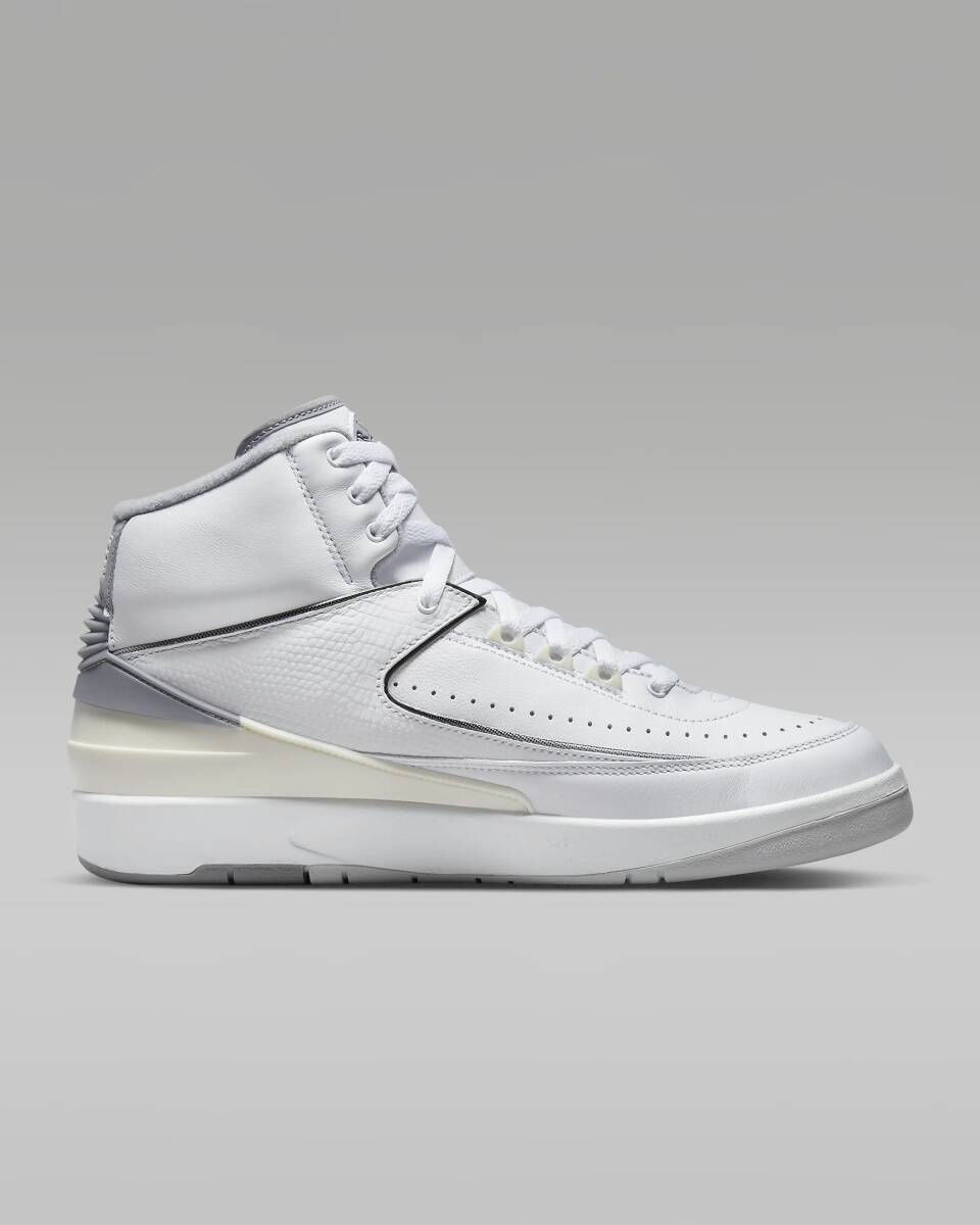 Nike Air Jordan 2 White and Cement Grey / ナイキ エアジョーダン2 ホワイト アンド セメントグレー US 12 / JPN 30cm 新品