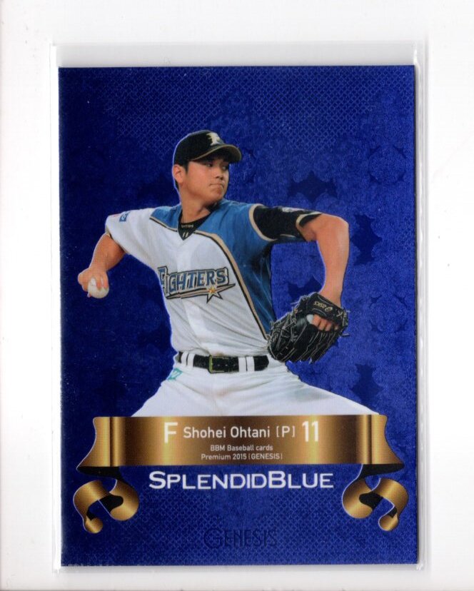 BBM2015 GENESIS 大谷翔平 ジャージーカード BBM 2015 GENESIS Splendid Blue 北海道日本ハムファイターズ