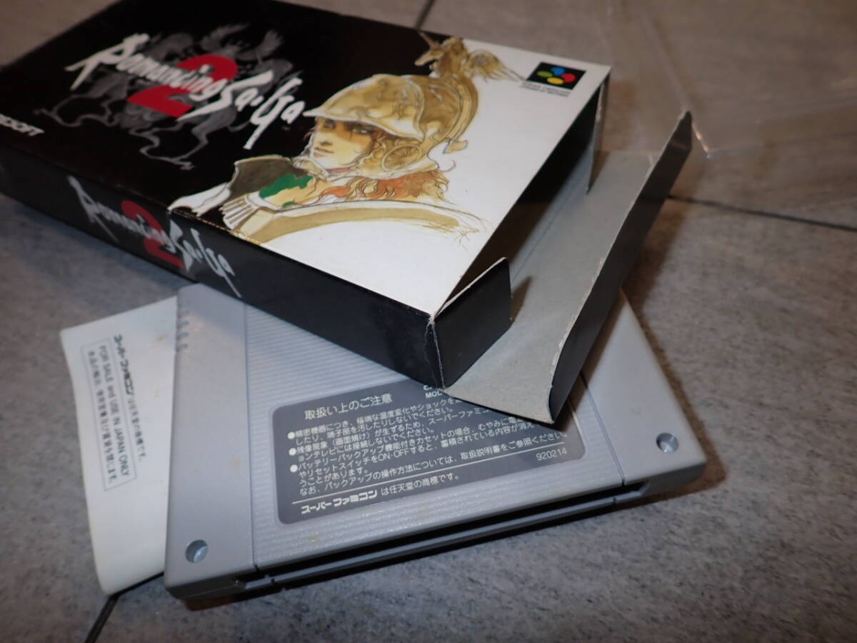 ロマンシング サ・ガ2 ロマンシングサガ2 SFC 箱 説明書付き ロマンシング サ・ガ2 ロマンシングサガ2 SFC 箱 説明書付き